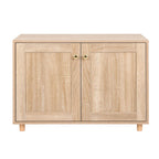 Artiss 2-In-1 Coffee Table Pet Cat House Wooden Side Table Storage Cabinet 80x50x55CM