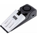 Mini Wireless Vibrator Triggered Wedge Shaped Door Stopper Alert Home Security System Door Alarm Block Jammer Black