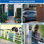 Driveway alarm - Entry detector - Solar driveway alarm - Motion detector - Wireless = Security - Wireless solar driveway alarm - Motion detector - Doorbell - DIY security system - (2 sensors and 1 doorbell)