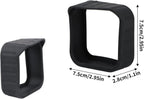 Protective Camera Covers - Pack of 2 Silicone Protectors - Flexible and Lightweight - Scratch Resistant - Made of Silicone - For Security Cameras with Flash