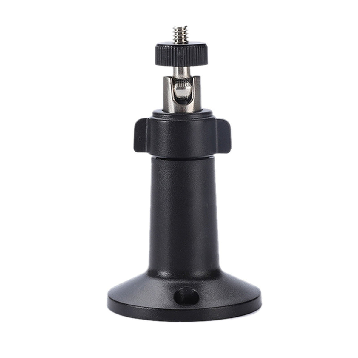 360° Rotating Security Camera Wall Mount Bracket，Universal Indoor Outdoor Camera Stand，Black