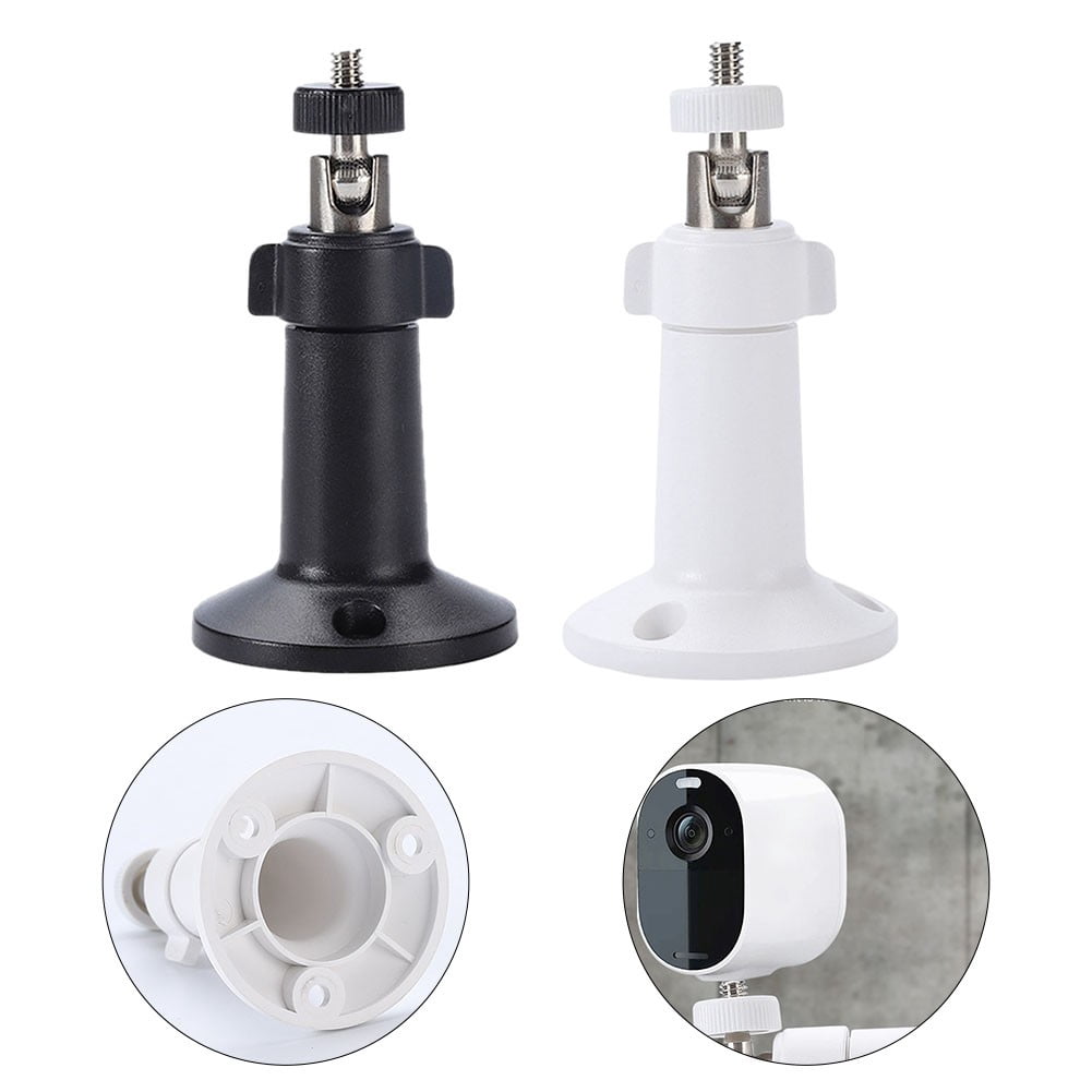 360° Rotating Security Camera Wall Mount Bracket，Universal Indoor Outdoor Camera Stand，Black