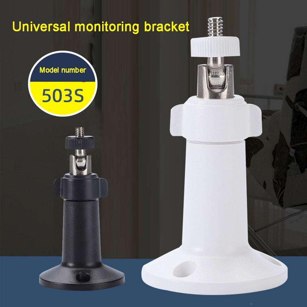 360° Rotating Security Camera Wall Mount Bracket，Universal Indoor Outdoor Camera Stand，Black