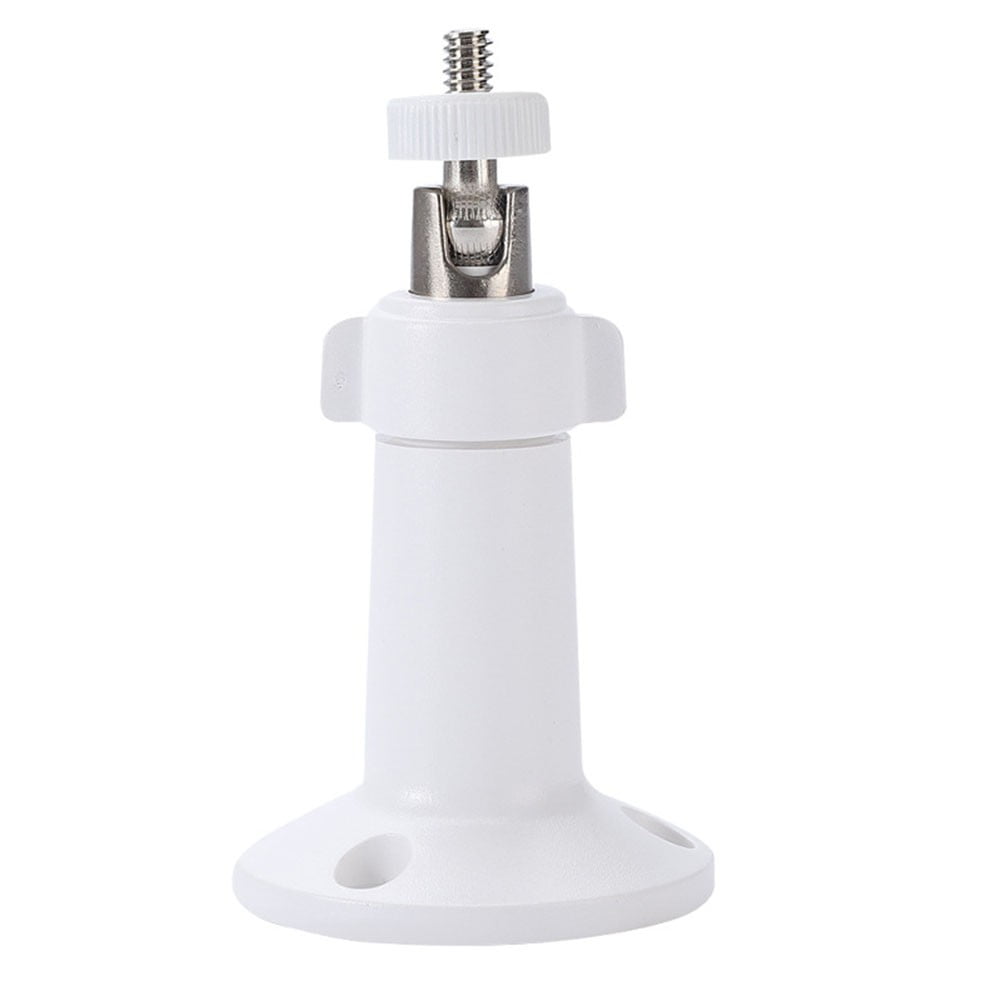 360 Rotating Camera Mount Bracket Universal Indoor Outdoor Security Camera Wall Mount Base White
