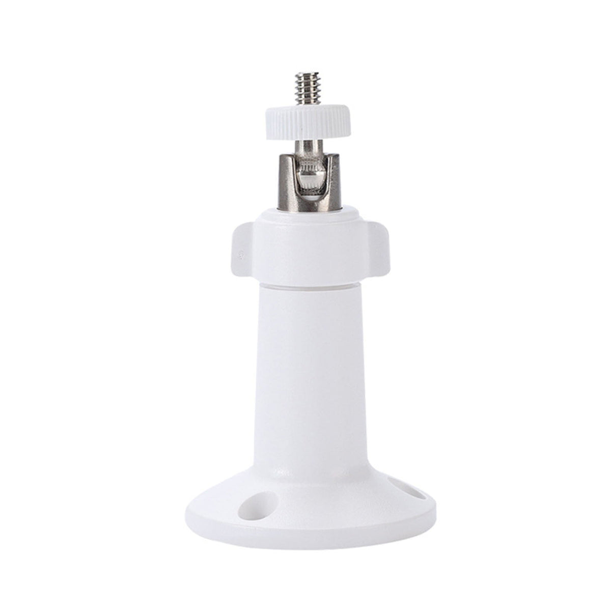 360 Rotating Camera Mount Bracket Universal Indoor Outdoor Security Camera Wall Mount Base White