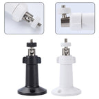 360 Rotating Camera Mount Bracket Universal Indoor Outdoor Security Camera Wall Mount Base White
