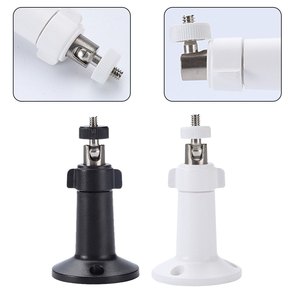 360 Rotating Camera Mount Bracket Universal Indoor Outdoor Security Camera Wall Mount Base White