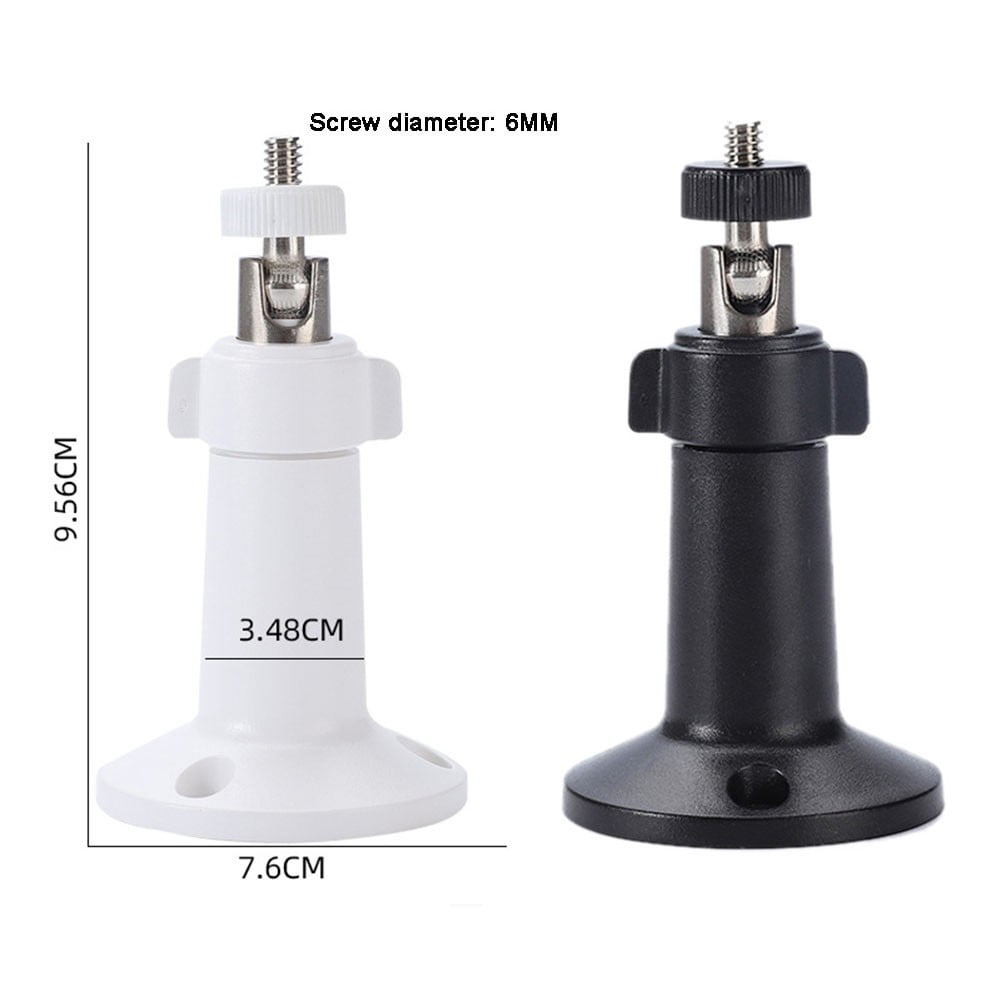 360 Rotating Camera Mount Bracket Universal Indoor Outdoor Security Camera Wall Mount Base White
