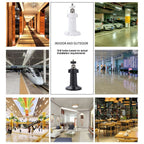 360 Rotating Camera Mount Bracket Universal Indoor Outdoor Security Camera Wall Mount Base White