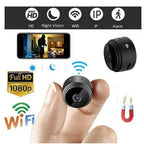 Mini WiFi Security Camera, 1080P Wireless Indoor Camera with Night Vision Flexible Tube Motion Detection and Phone Monitoring