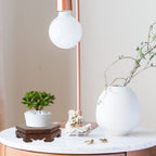 1Pc Coffee Wooden Crystal Ball Base Decorative Pedestal for Displaying Artware and Collectibles