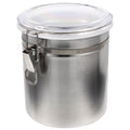Compact Stainless Steel Sealed Canister for Coffee Beans and Kitchen Storage