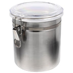 Compact Stainless Steel Sealed Canister for Coffee Beans and Kitchen Storage