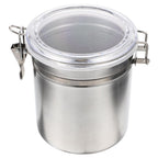 Compact Stainless Steel Sealed Canister for Coffee Beans and Kitchen Storage